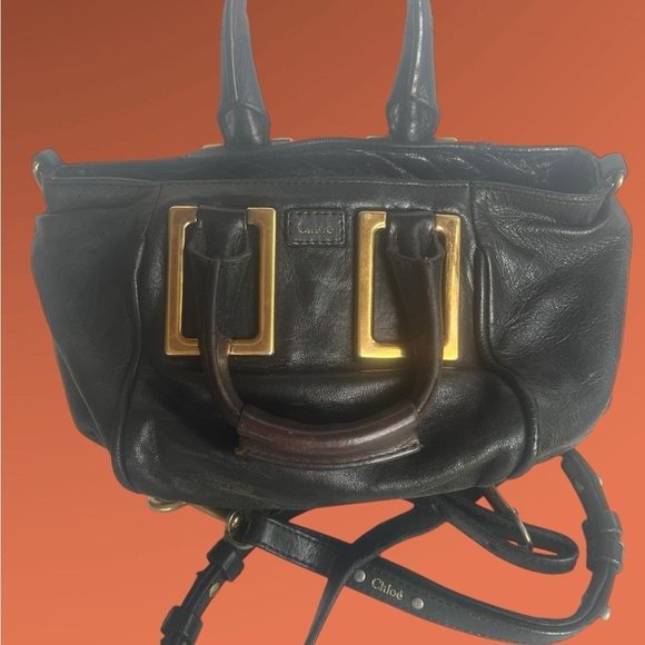 Black multi-way lambskin Chloe Ethel - Picture 6 of 10